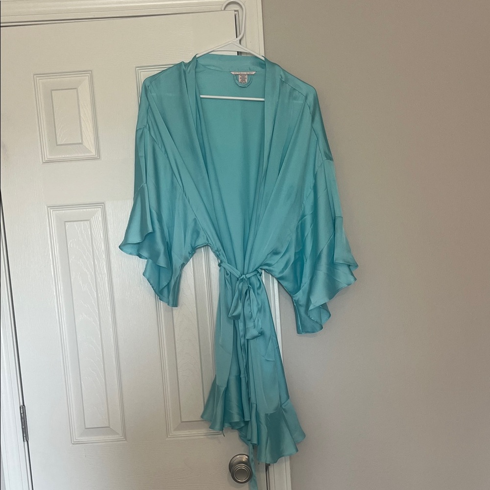 Victoria's Secret Aqua Kimono